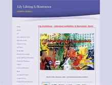 Tablet Screenshot of lilykostrzewa.com